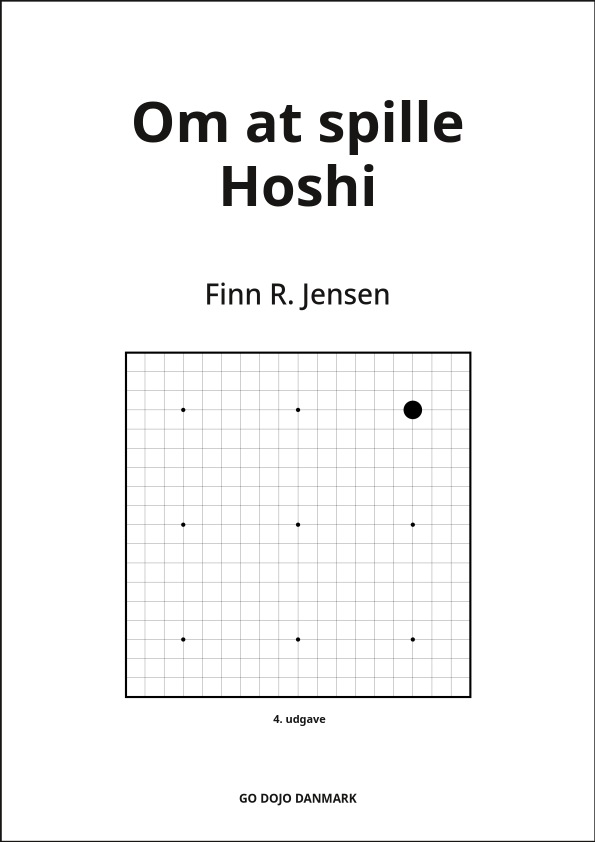 Om at spille Hoshi - Finn R. Jensen - 4. udgave - Forside